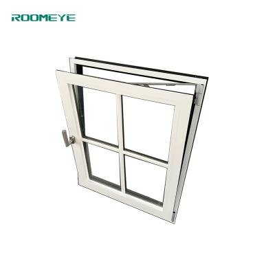 China Energy Saving Aluminum / Aluminum Casement Window Tilt And Turn Window With Grille Design for sale