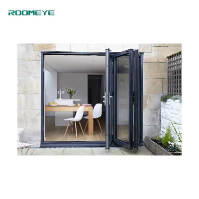 China Roomeye Folding Aluminum Folding Doors And Windows Designs for sale