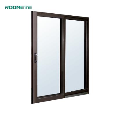 China Tall Glass Aluminum Double Glazed Sliding Door for sale