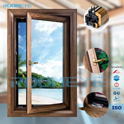 China Dangle High Quality Aluminum Clad Wood Casement Windows For Sale for sale