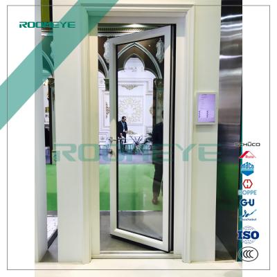 China ROOMEYE Kerala Main Entrance Energy Saving Teak Wood Main Door Designs for sale