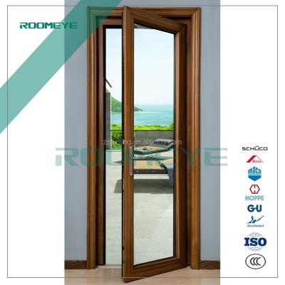 China Wooden Special Shaped Swing ROOMEYE Window And Doors for sale