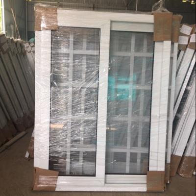 China Swing Top Price New Design PVC Windows With Iron Steel CE Certification for sale