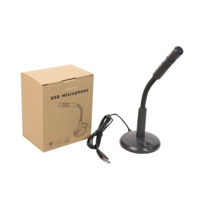 China Gooseneck Microphone Wired Mini Desktop USB Condenser PC Computer Noise-Canceling Microphone For Game Chat Live Stream Meeting Recorder Online for sale