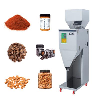 China Multifunctional Small Food Bag Spice Nuts Grain Dry Powder Salt Weighing Filling Machine For Coffee Tea Bag Granule Seeds for sale