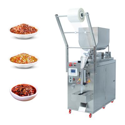 China Food Small Automatic Chili Sauce Tomato Paste Packing Machine Pocket Honey Packing Machine With Stirring Function for sale