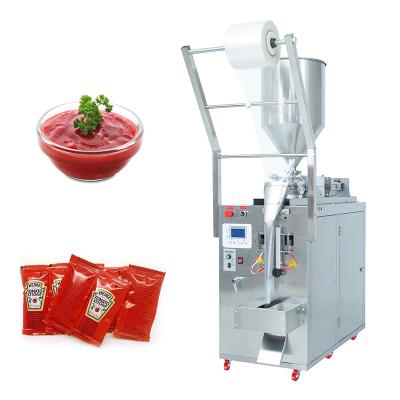 China Full Automatic Small Food Sachet / Pouch Packing Machine For Ketchup Tomato Sauce Honey for sale