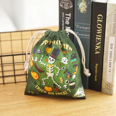 China Fashion New Halloween Gift Nonwoven Handbags Sack Cross - Body Bag Halloween Candy Bag Pumpkin Handbag for sale