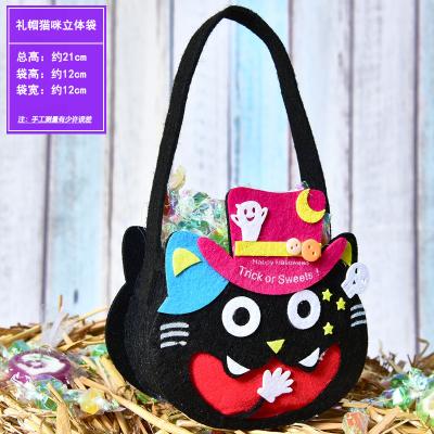 China Daily Life Halloween Kids Party Gift Candy Handbags Wholesale Halloween Bags Portable Halloween Candy Bags for sale