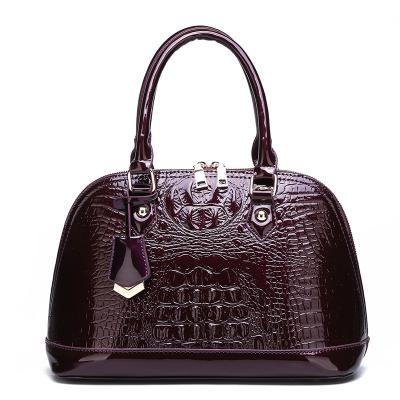 China Fashion Newcomers Hot-selling Shoulder Alligator Pattern Youth Ladies Handbags Zippered Womens 1 Pcs Custom Made Handbags for sale