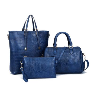 China New Style Multifunctional Design Women PU Leather Tote Bag Handbag Sets Fashion Ladies 3 Pcs Women Handbag Set for sale