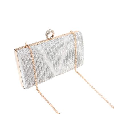 China Daily Life High Quality Ladies Evening Beaded Clutch Beaded Rhinestone Evening Clutch Bags Evening Clutch Purses for sale