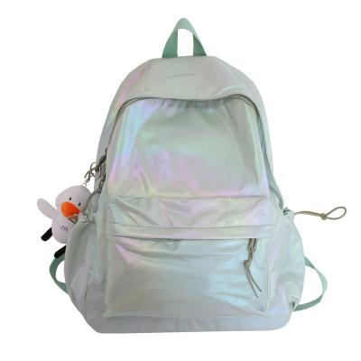 China Custom Cute Bookbags Girl Backpack Student Laser Glitter Daypacks Waterproof Design Backpack Fashion Travel Daypacks Cute School Bags for sale