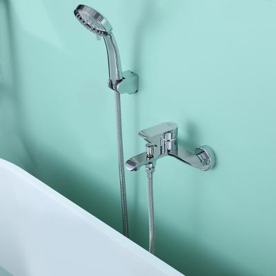 China Without Luxury Home Bathroom Faucet Slide Bar Bathroom Shower Wall Mounted Set for sale