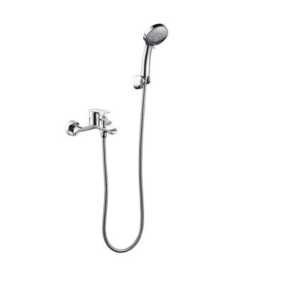 China Luxury Handless Sliding Bar Bathroom Shower Sets Handshower Mixer Set for sale