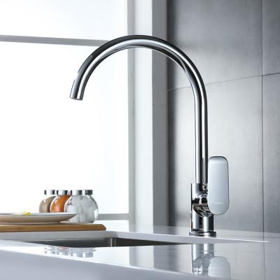 China Other Polished Single Lever Mixer Tap Kitchen Sink Faucet for sale