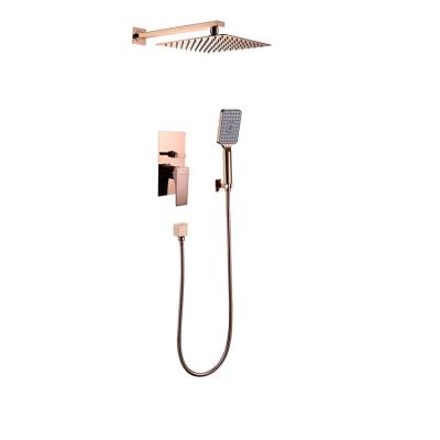 China Without Slide Bar Washroom Wholesale Bathroom Shower Head Wall Mounted Set for sale