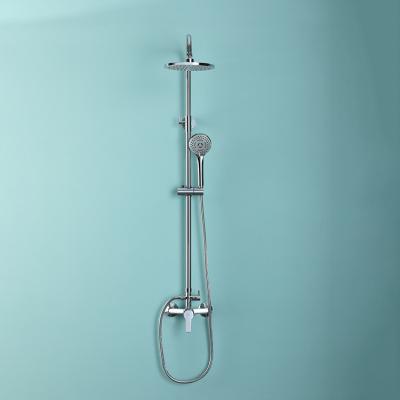 China With slide bar amazon hot selling luxury rainfall shower column set for sale