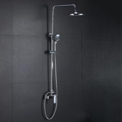 China With Slide Bar High Quality Brass Stainless Steel ABS Bath Rainfall Shower Faucets Modern Luxury Set for sale