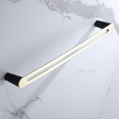 China Fashion Bathroom Wall Mount Bathroom Stainless Steel Gold Towel Racks Rails Rack for sale