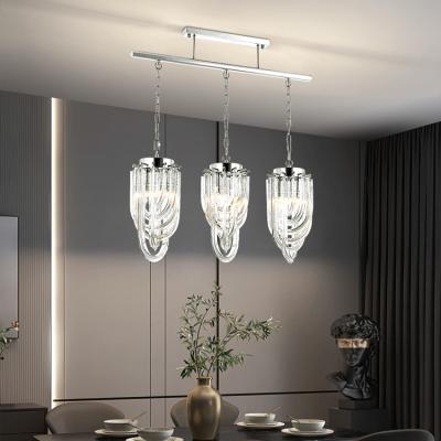 China Hall Villa Restaurant Modern Luxury K9 Style Banquet Hall Villa Restaurant Post Modern Crystal Iron Led Chandelier for sale