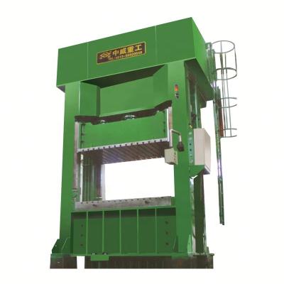 China Machinery Repair Shops YZWK34-2000T H Frame Hydraulic Press With Movable Worktable For Compound Casting for sale