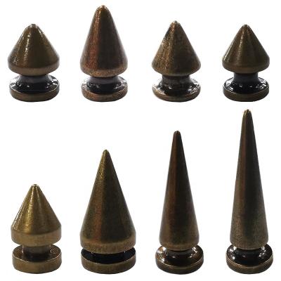 China High Quality Durable Screw Shaft Rivet Spike Studs Spots DIY Rock Punk for sale