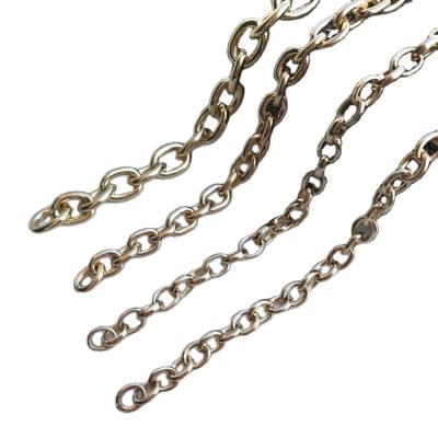 China Used For Shoes DIY Bag Shoulder Chain For Belt Hip Hop Purse Twist Bag Black Cadena Negra Chain for sale