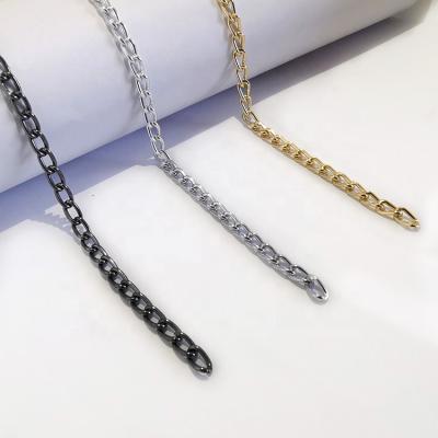 China Used For Pants Colored Aluminum Chain Links For Bag Clothing Chain Accessories Custom Aluminum for sale