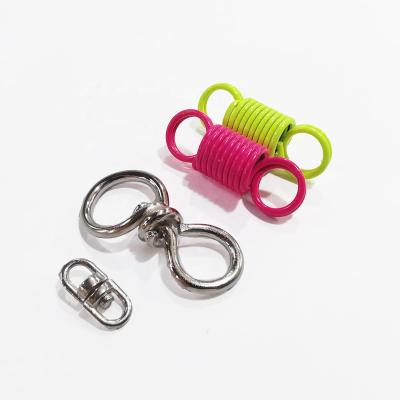 China Shaft Swing 14mm Hammock Device Hanging Hook 30mm Swivel Eye Hook 30mm Swivel Eye Hook Double Ended Hook 34mm Double Ended Double Hook for sale