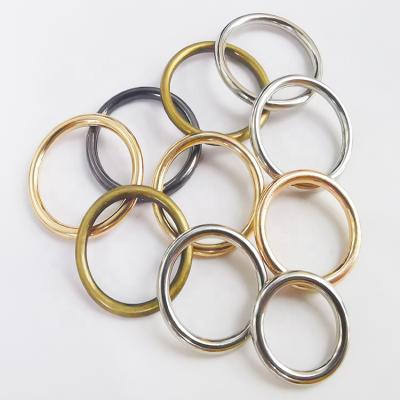 China For Baby Clothes Plated Metal O Rings For Handbag Curtain Pet Alloy Rope Door O Rings Anillo De Metal for sale