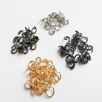 China Metal Jump Rings Anillos De Salto De Nickel Free Colorful Metal Jump Ring For Bags Belts DIY for sale