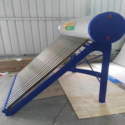 China Built-in Outdoor Non Pressured Solar Heater Water Collector Heat Pump Heater System 200 Liters Sample Order for sale