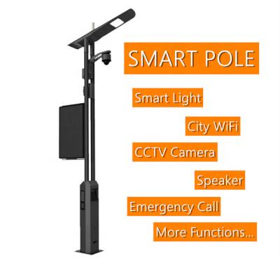 China ROAD HELIST Customized IOT Pole Smart Smart Cities LED Street Light With Charging Station for sale