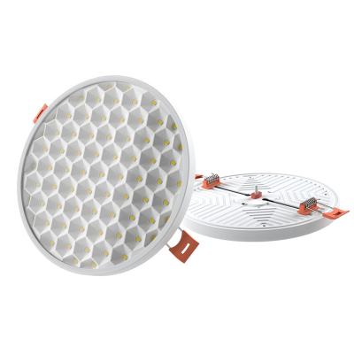 China Frameless Led Honeycomb Adjustable Hole Cutout Modern Type Backlit Design Panel Light for sale