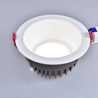 China Modern deep recessed led downlight 15w 20w 30w 40w cob anti-glare led down light fixture for sale