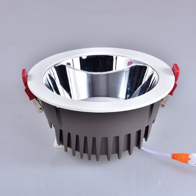 China Modern COB Dimmable smd Downlight Anti Glare Down Light 20w 30w 40w for sale