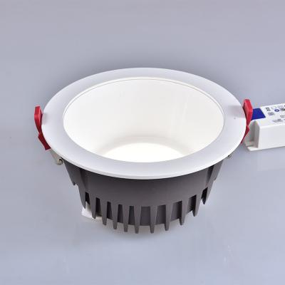 China Downlights 15W Anti Glare Recessed Led Cob Mounted Down Light With 100lm/w for sale