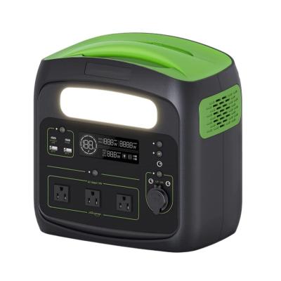 China Solar Generator 1200W Cordless Charging Lithium Rechargeable Power Supply With 1200W AC Inverter Portable Power Station for sale