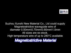 Magnetostrictive Waveguide Wire Diameter 0.80mm Working Temperature Up To 280°C