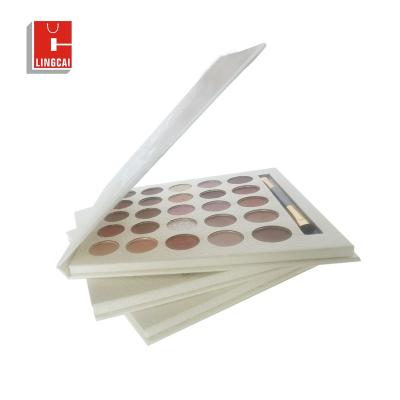 China Recyclable Custom Logo Eyeshadow Colors Cosmetics High Makeup Eye Shadow Private Label Dye Custom Eyeshadow Palette for sale