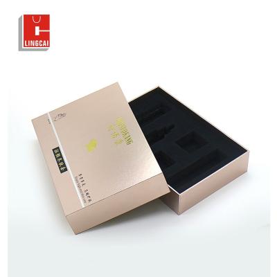 China Recyclable Custom Design Logo Color Luxury Health Care Beauty Makeup Skin Care Packaging Paper Boxes Gift Set for sale