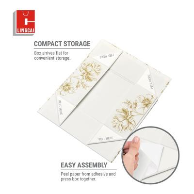 China China Recyclable Private Label Rigid Luxury PU Paper Leather Cover And Low Boxes Custom Color Men Gift Box for sale