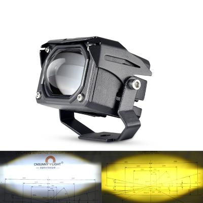 China Aluminum Alloy Whole Body Car Led Lights Motorcycle Lighting System Motorcycle Headlight Mini Driving Light 50W 16000Lm Faros Luces Para Moto Lamp Sorot for sale