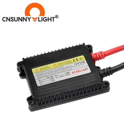 China OEM ODM 12V 35W Auto Discharge Headlights Lamp CNSUNNYLIGHT Automotive Slim Block Stabilizer Car Auto Headlight AC HID Xenon Ballast for sale