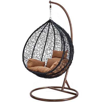 China Eco - Friendly Egg Pod Best Seller Indoor Rattan Swing Chair for sale