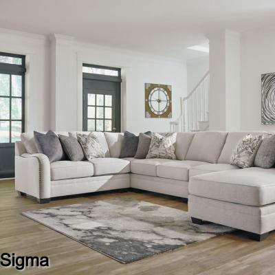 China Other Stylish Living Room Furniture with Cushions Solid Wood Sectional Sofa Set for sale