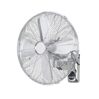 China Metal Wall Mounted Fan 16 Inch Wall Hanging Fan Electric Wall Mounted Fan With Timer for sale