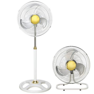 China Garage 18 20 24 inch 3 in 1 Floor Standing Wall Mounted Large Industrial Metal High Wind Fans Pedestal for sale