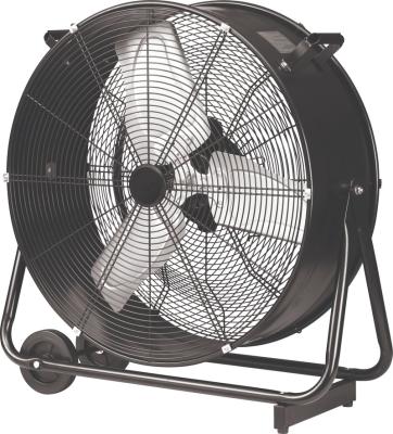 China Garage High Speed ​​24 Inch Industrial Heavy Duty Floor Fan Coil Dryer Fan Coil Units With Wheel High Wind for sale